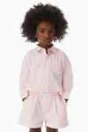 alexander wang kids classic boxer short in compact cotton light pink