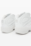 alexander wang aw hoop sneaker in leather white