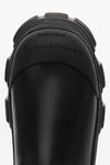 alexander wang storm chelsea boot in leather black