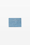 alexander wang card case in trompe-l'oeil leather vintage medium indigo