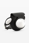 alexander wang dome mini bag in smooth cow leather black