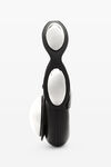 alexander wang dome mini bag in smooth cow leather black