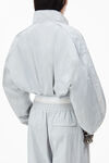 alexander wang bolero track jacket with bra top microchip