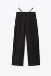 alexander wang g-string trouser in wool tailoring black